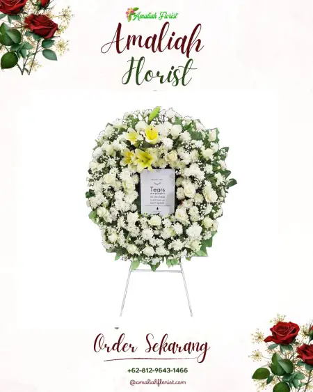 Krans Bunga Duka Pagutan Timur